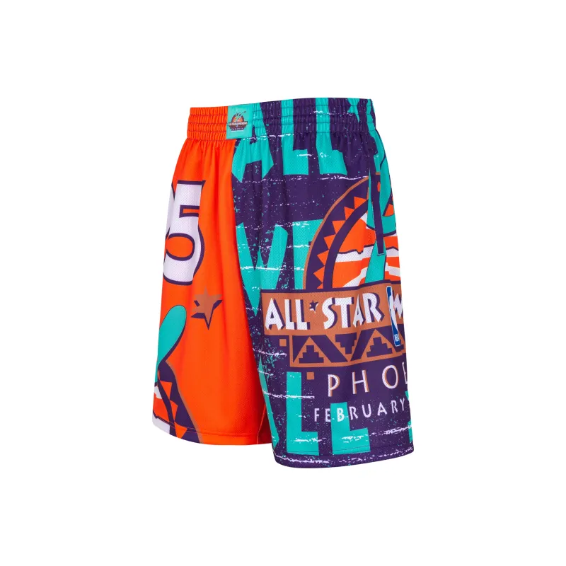 Mitchell & Ness Basketball Shorts Men's Sun Team Orange-1