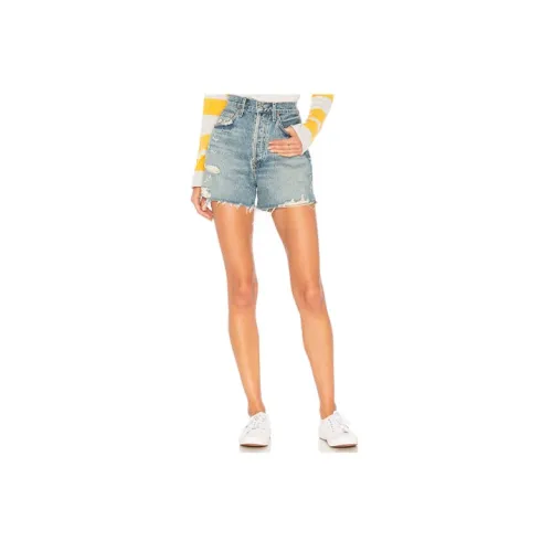 AGOLDE Denim Shorts Women's Blue