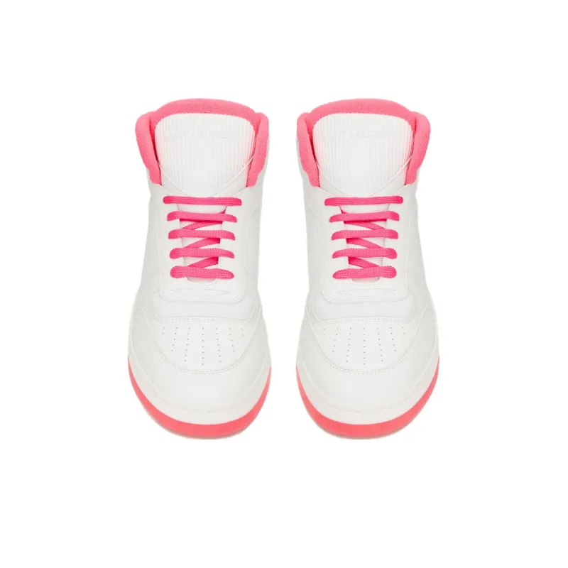 SAINT LAURENT SL/80 High-Top Lace-Up Sneakers-3