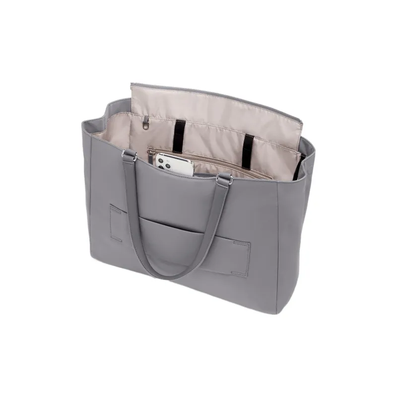 TUMI Nylon Tote Bag Shopping Bag Handbag Shoulder Bag Large Size Women's Gray-2