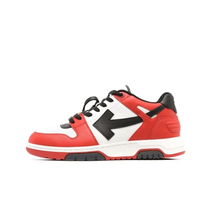 OFF WHITE Out Of Office Low Sneaker 'Red White Black'-0