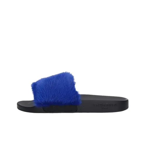 Givenchy Slide Slippers Women's Blue Black