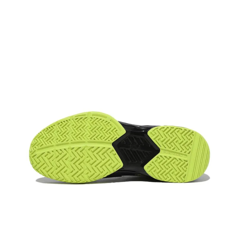 FILA Advantage T7 Cushioning Slip Resistant Low Top Tennis Shoes Unisex Black Green Korean Style-4