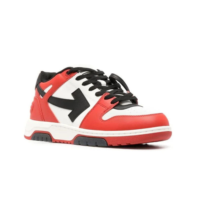 OFF WHITE Out Of Office Low Sneaker 'Red White Black'-2