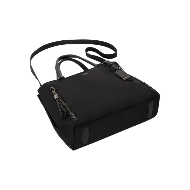 TUMI Nylon Tote Bag, Shopping Bag, Shoulder Bag, Handbag Medium Size Women's Black-3