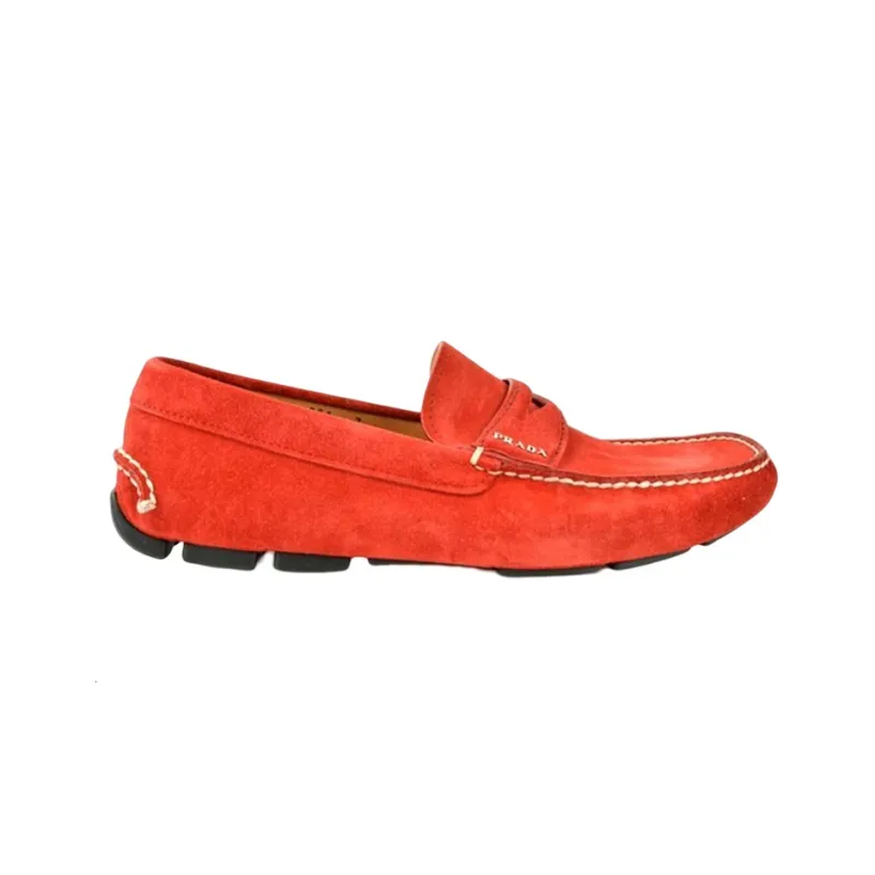 PRADA Men's Casual Shoes Men Low-Top Red-1