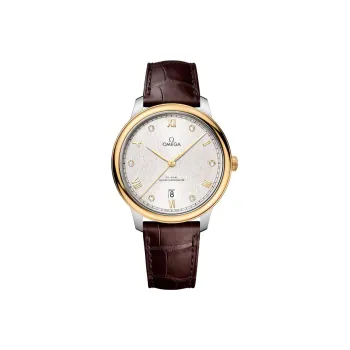 OMEGA Elegant Saucer Series Automatic Mechanical Movement Men's Watches Watch 40mm Silver Dial