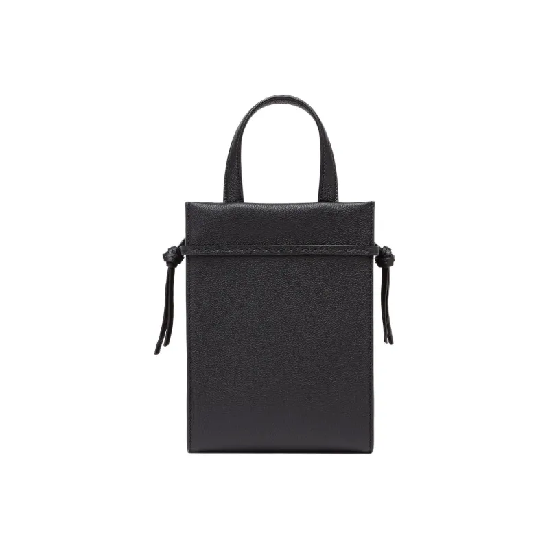 FENDI Calfskin Shoulder Bag Crossbody Bag Handbag Mini Men's Black-2
