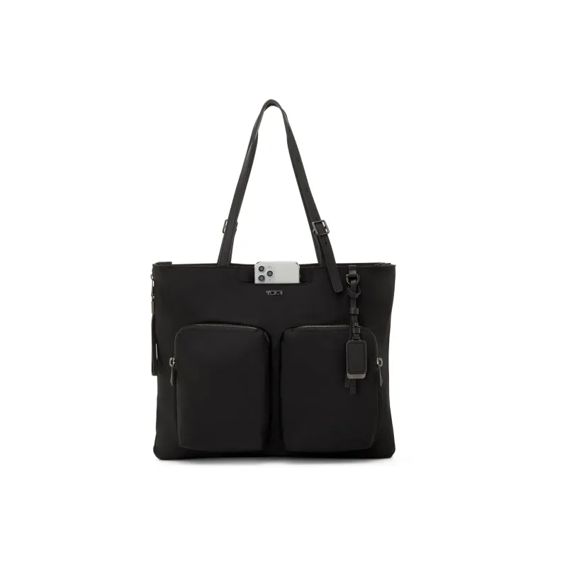 TUMI Nylon Tote Bag, Shopping Bag, Handbag, Shoulder Bag Women's Black-1