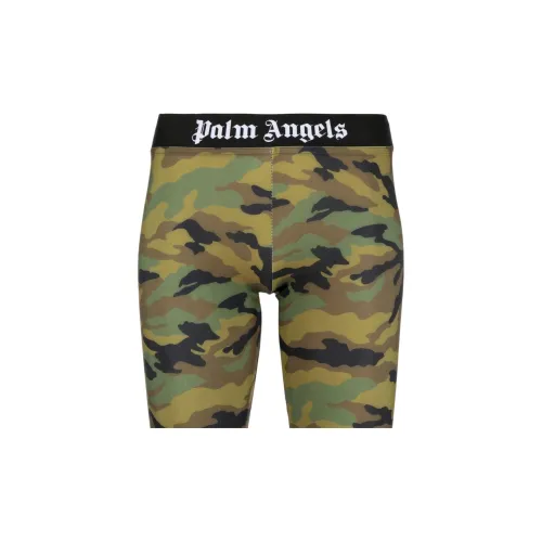 PALM ANGELS Casual Shorts Women's Army Green