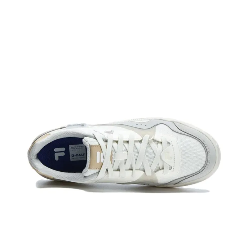 FILA FUSION Classic Skate Shoes 'White Grey'-1