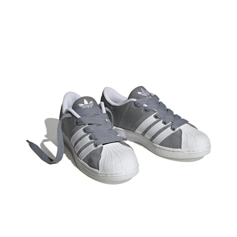 Adidas Superstar Supermodified Grey White-2