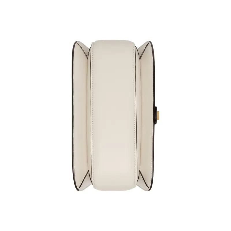 GUCCI Blondie Leather Shoulder Bag Crossbody Bag Handbag Small Size Women's White-6