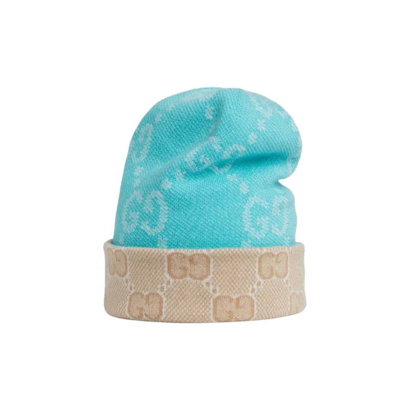 GUCCI Reversible Gg Wool Beanie-1
