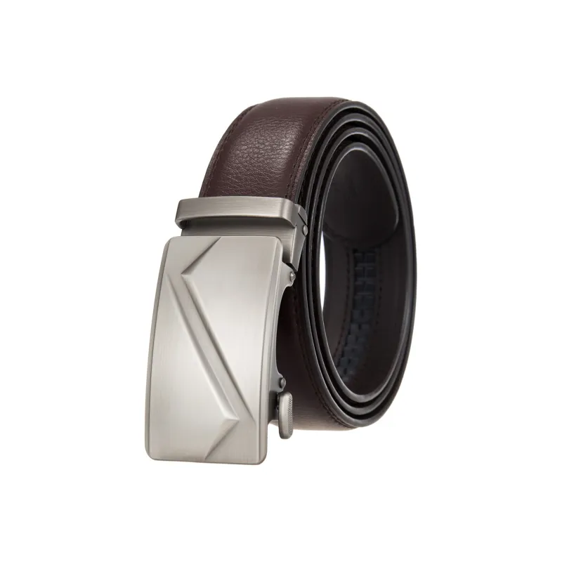 ALIEN BANG Cow Leather Leather Belts Men's 3.5CM-1
