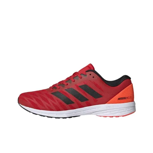 Adidas Adizero RC 3 Running Shoes Men Low-Top Red