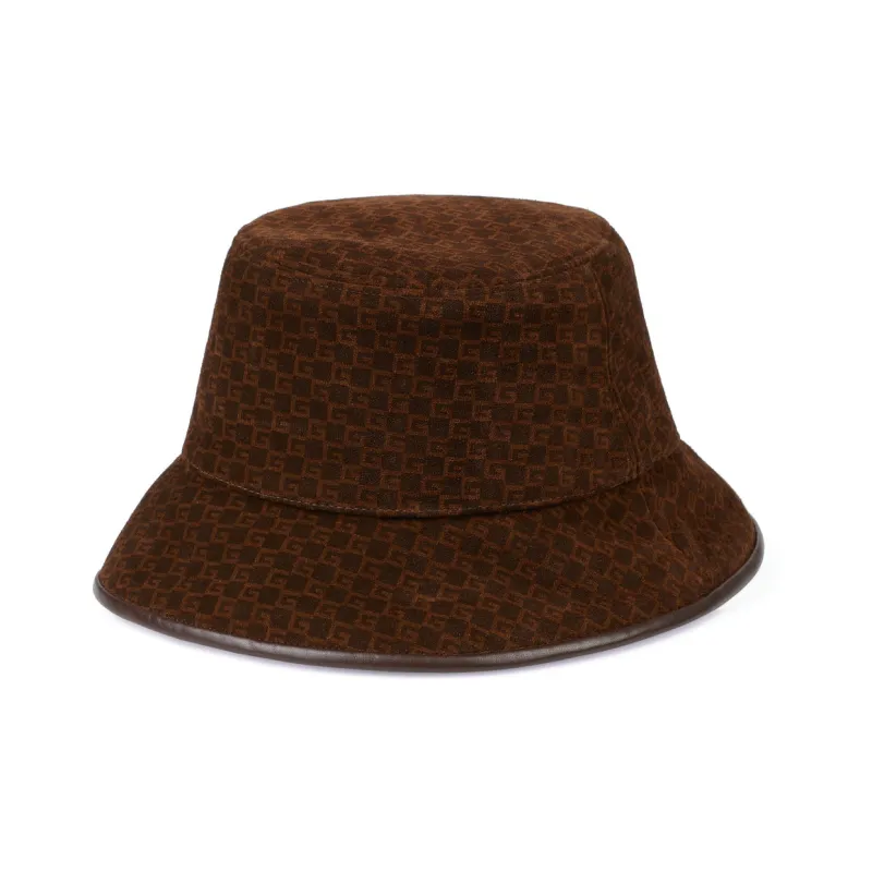 GUCCI Bucket Hats Women's Brown-3