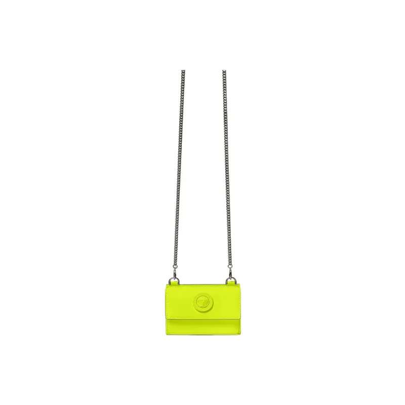 FANSIZHE Cow Leather Card Holder Men's Yellow-0