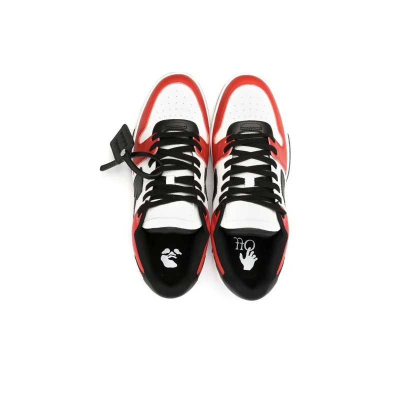 OFF WHITE Out Of Office Low Sneaker 'Red White Black'-4