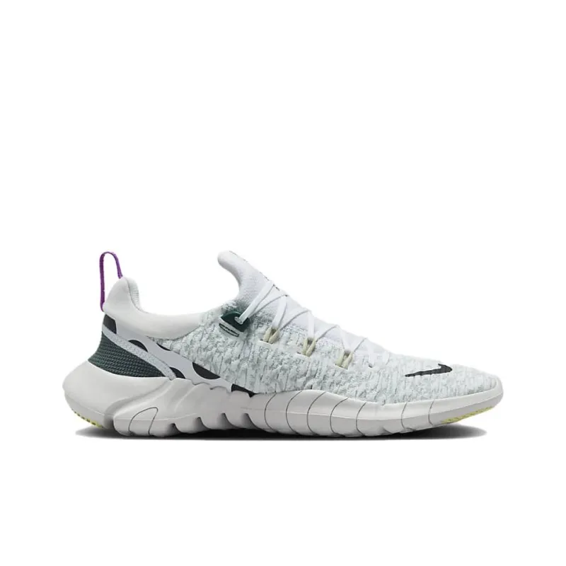 Nike Free Run 5.0 White Light Silver-1