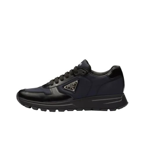 PRADA Prax Re-Nylon Sneaker Black Blue