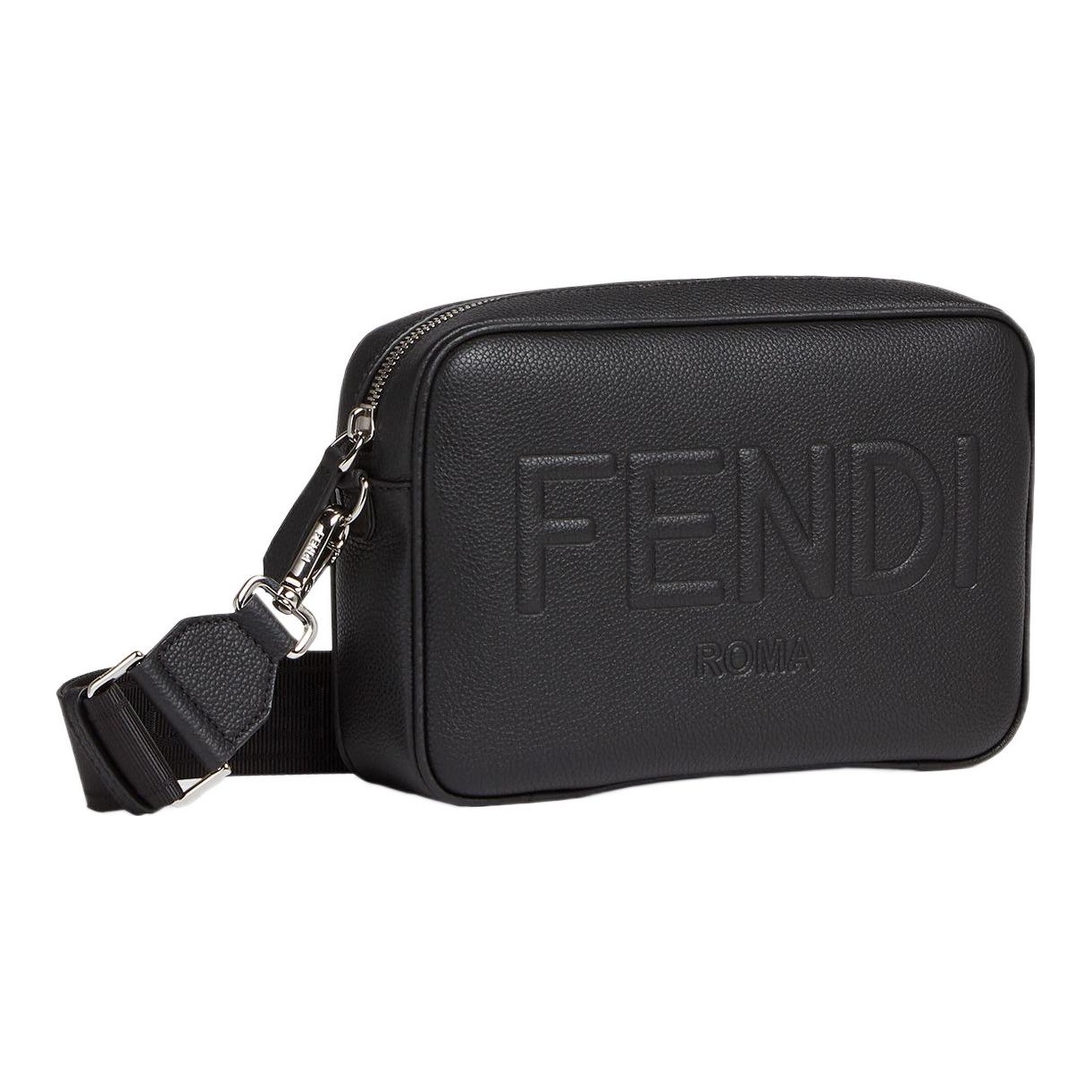ショルダーバッグ FENDI BLACK LEATHER FENDI ROMA SHOULDER BAG Black Leather shoulder bag Fendi - Vitkac AS