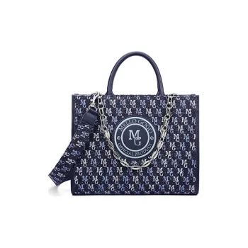 MELLO GOGO Fabric Crossbody Handbags Large Size Women's Navy Blue