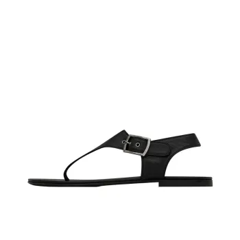 SAINT LAURENT Caleb Strap Sandals Women's Black