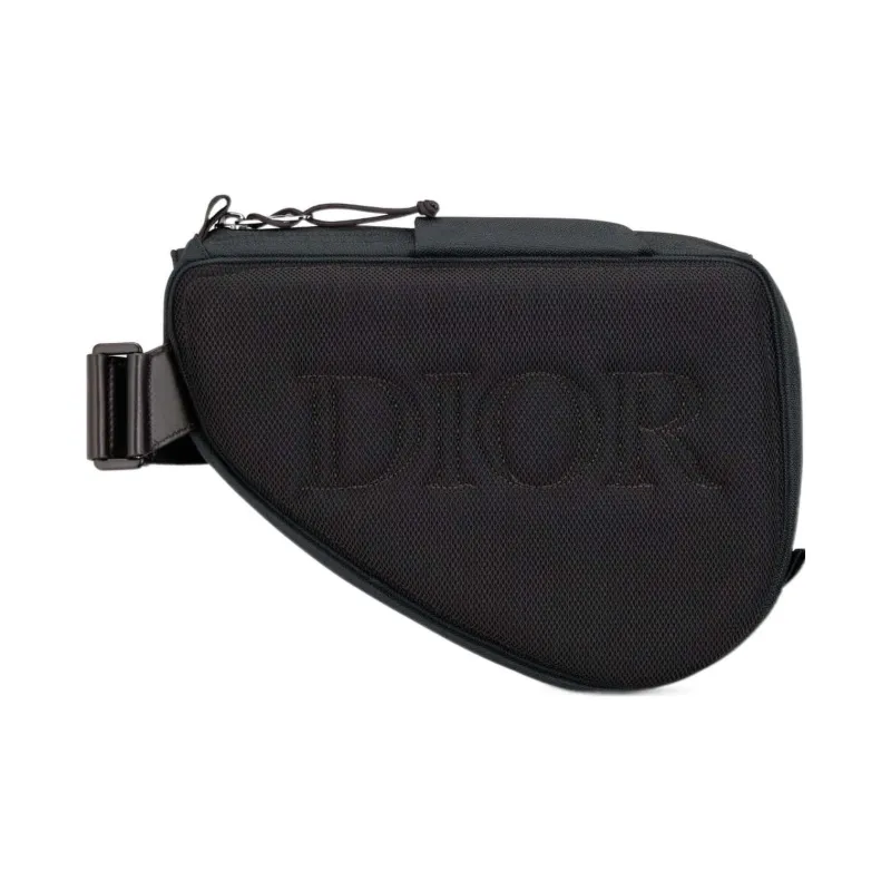 DIOR MYSTERY RANCH Collaboration Nylon Saddle Bag Fanny Pack Sling Bag Men's Black-3