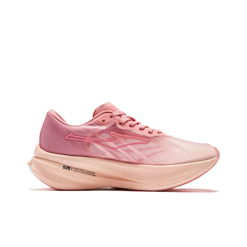 Erke Zhijing 1.0 Anti Slip Wear Resistant Low Top Running Shoes Women's Pink-1