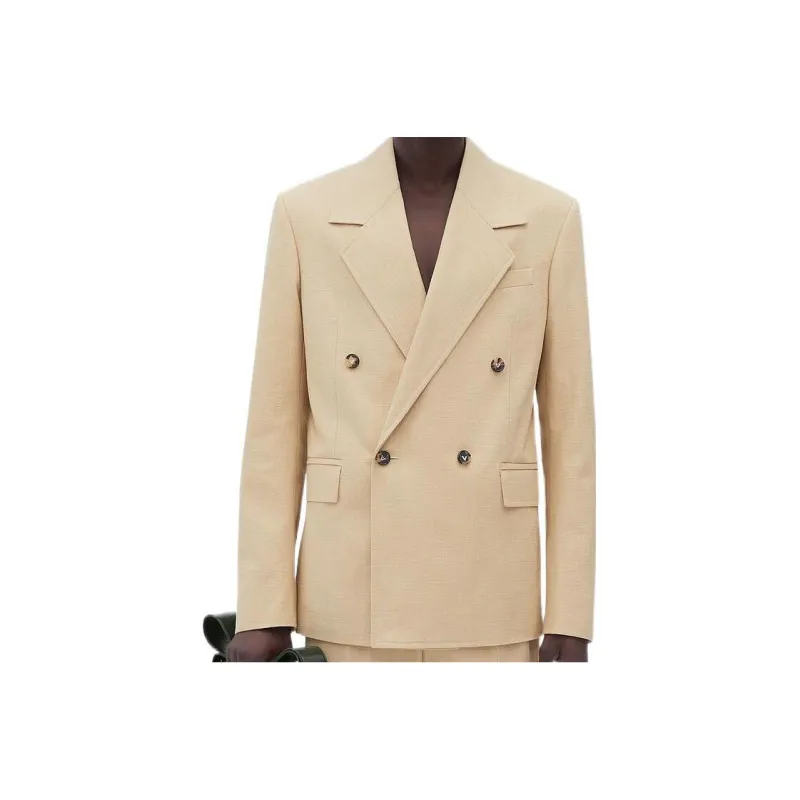 Bottega Veneta Double Breasted Textured Jacket-2