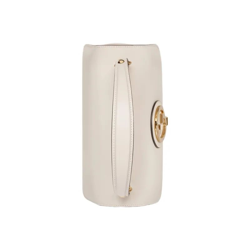 GUCCI Blondie Leather Shoulder Bag Crossbody Bag Handbag Small Size Women's White-4