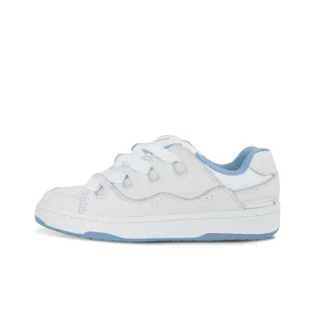 Ollieskate Cold Bonded Puffy Shoes Skateboard Shoes Unisex White Blue