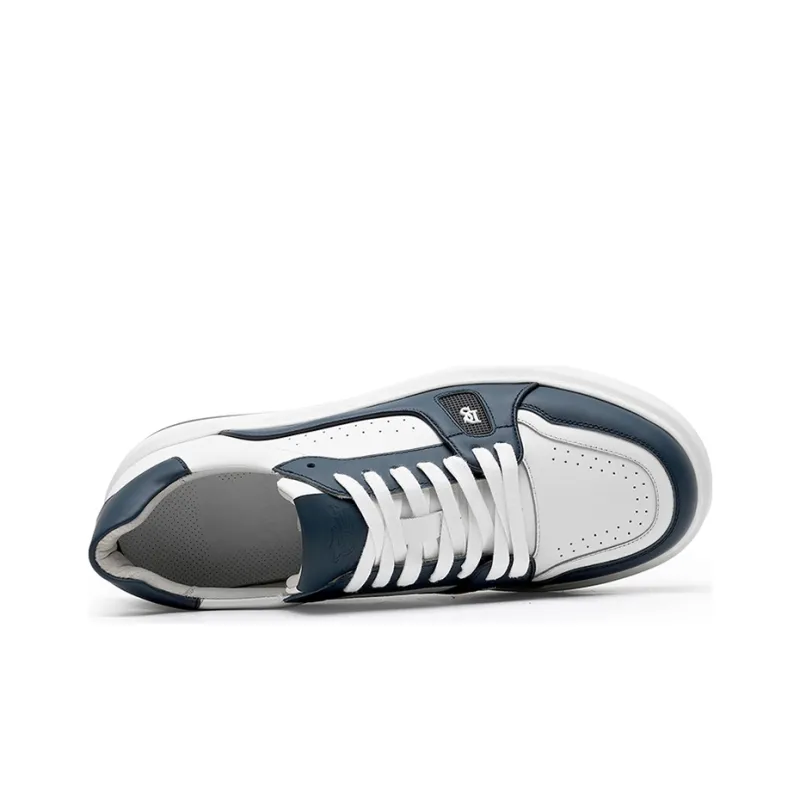 Desai Desai Skateboard Shoes Men's White Blue-2