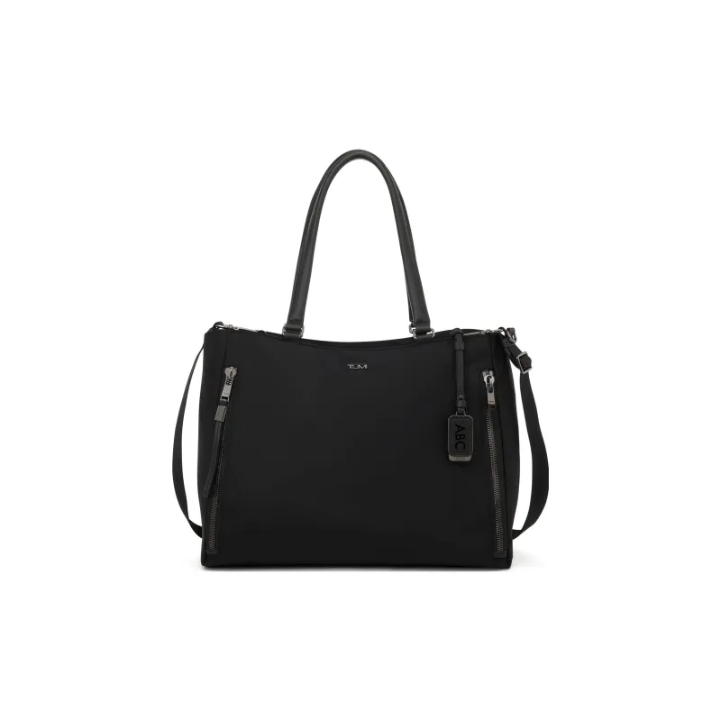 TUMI Nylon Tote Bag Shopping Bag Handbag Shoulder Bag Large Size Women's Black-0