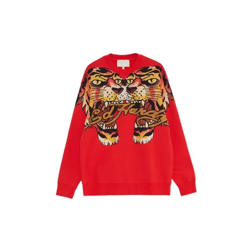 Ed Hardy Sweatshirts Men Red