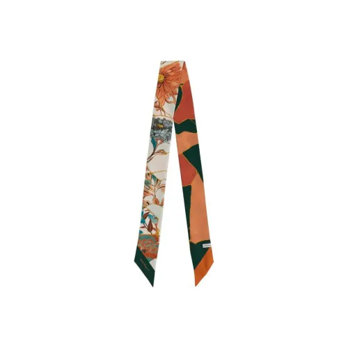 Ferragamo Silk Scarf Women's Orange