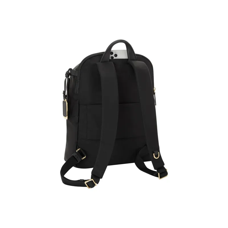 TUMI Nylon Backpack Regular Unisex Black & Gold-3