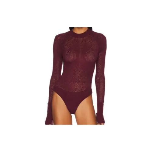 FREE PEOPLE Bodysuits Women's Red