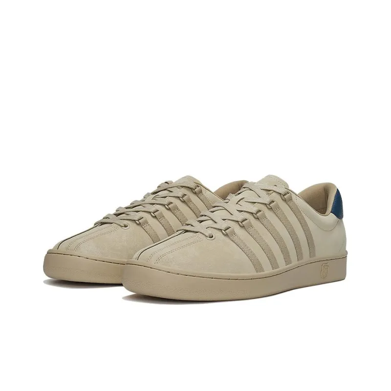 KSWISS Classic Anti Slip Wear Resistant Low Top Skateboard Shoes Gray Blue-1
