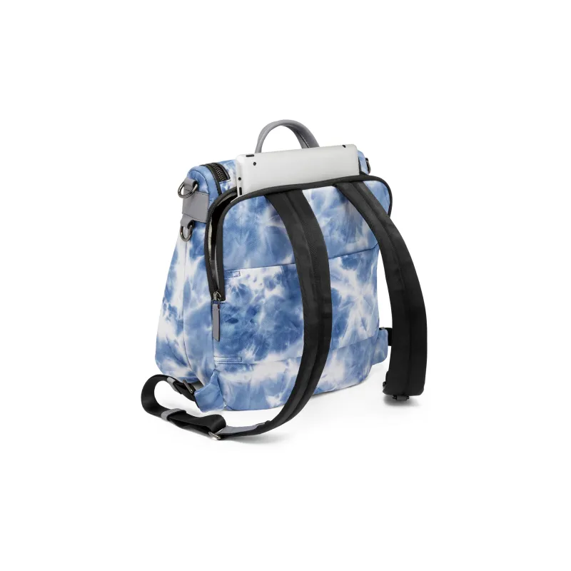 TUMI Fabric Backpack Unisex Blue & White-1