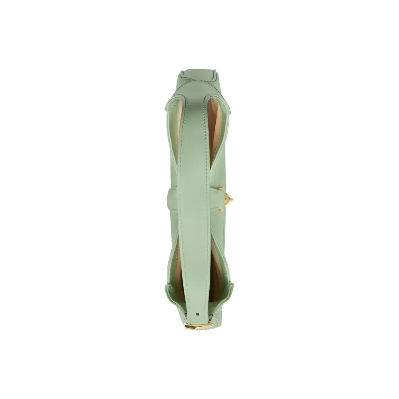 GUCCI Jackie 1961 Leather Crescent Shoulder Bag Shoulder Bag Women's Light Green-5