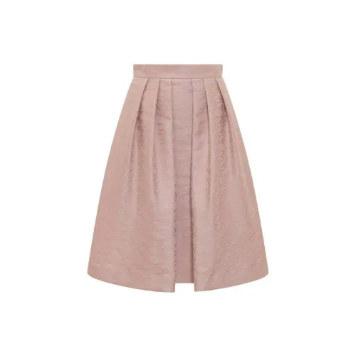 PINKO Denim Short Skirts Women's Light Pink