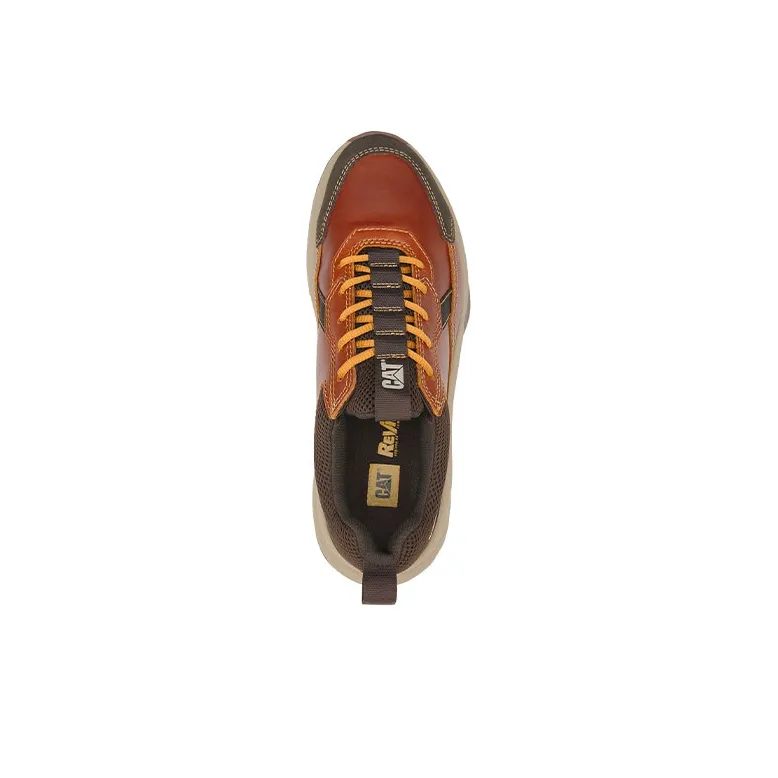 CAT City Sport Low Abrasion Resistant Low Top Outdoor Shoes Men's Brown Red-2