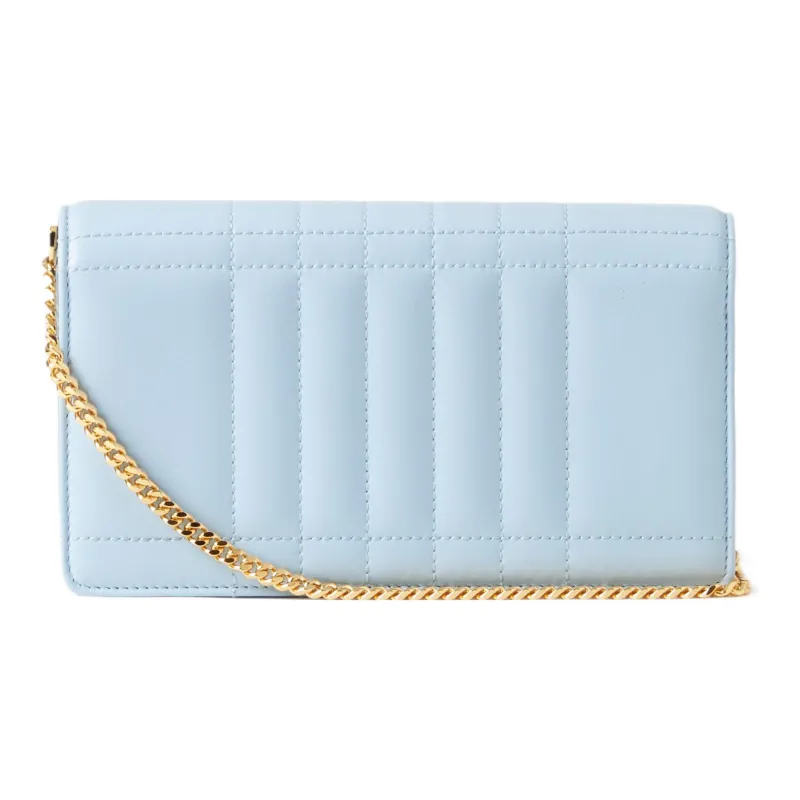 Burberry Lola Lola Bag Sheepskin Shoulder Bag Crossbody Bag Regular Women's Light Blue-1