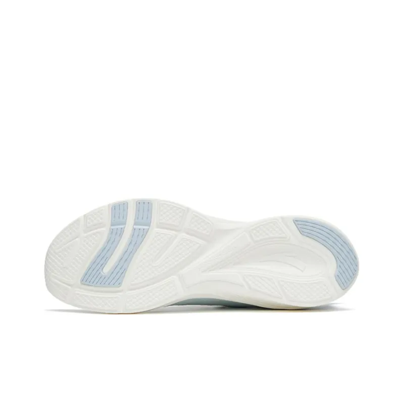 Anta Running Collection Slip Resistant, Abrasion Resistant, Breathable Low Top Running Shoes Men's White Blue-4