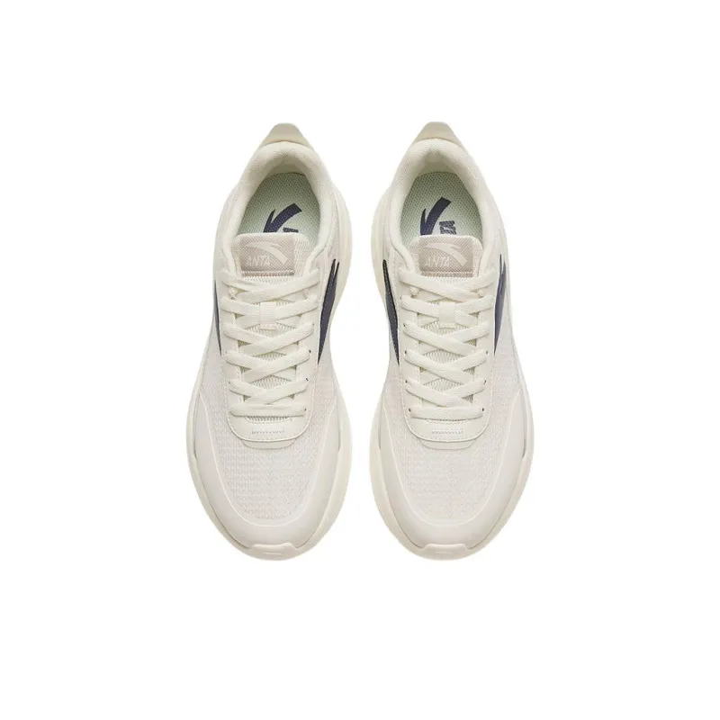 Anta Traveler GZ Anti Slip Wear Resistant Low Top Casual Shoes Men's White Gray Blue-2
