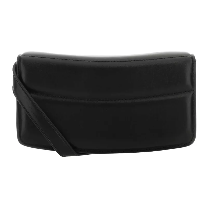Stella McCartney S Wave Logo Plaque Padded Wallet On Strap-2