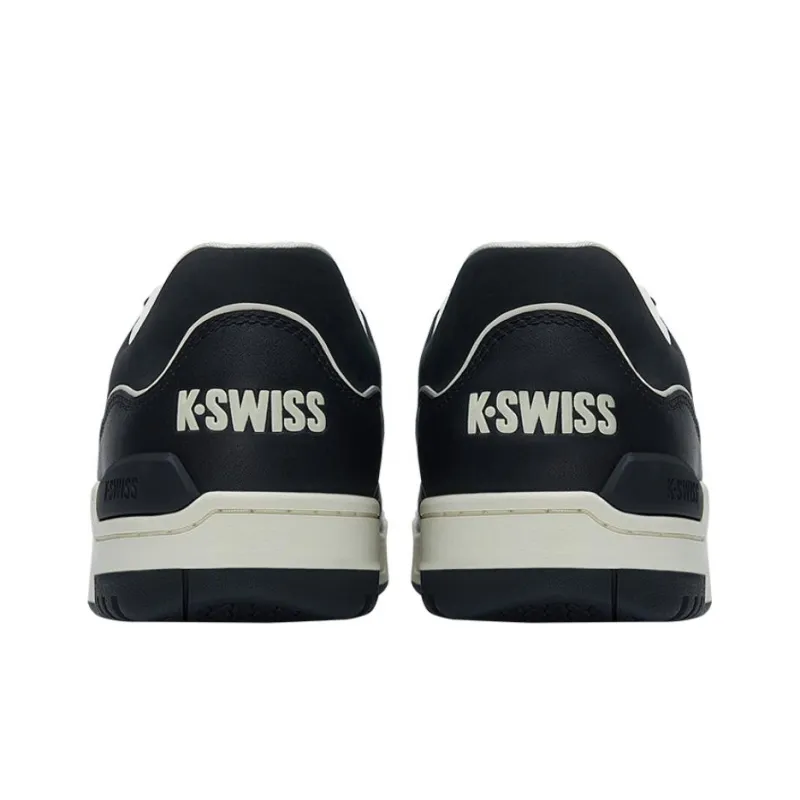 KSWISS Oxford Slip Resistant Shock Absorbers Low Top Skateboard Shoes Men's Black-4