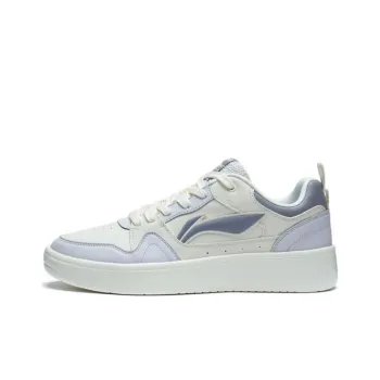 LiNing Line 2.0 At The Beginning Durable Breathable Low Top Skateboard Shoes Men's White Gray